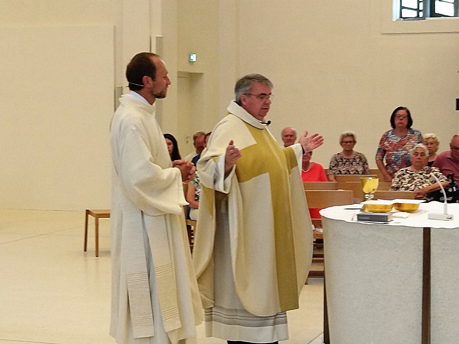 DK Clemens Bieber und Diakon Werb