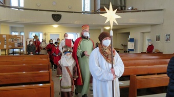 Sternsingergottesdienst der Gemeinden Maria Hilf und St. Anton 2022