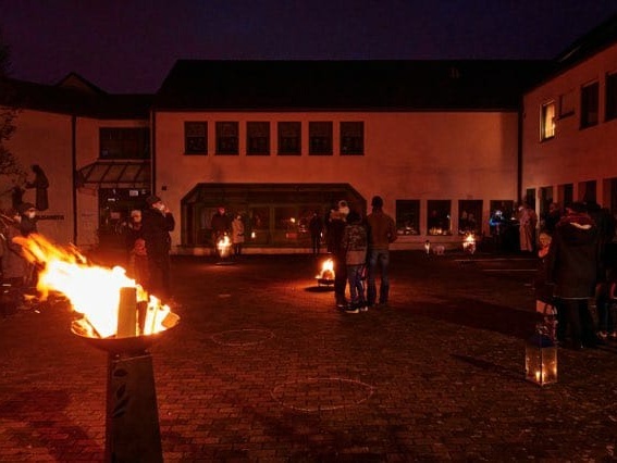 Hirtenfeuer 2020 an der Eselshöhe