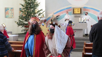 Sternsingergottesdienst der Gemeinden Maria Hilf und St. Anton 2022