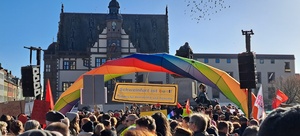 Foto: Demonstration gegen rechts in Schweinfurt