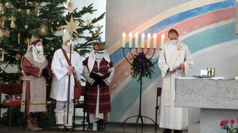 Sternsingergottesdienst der Gemeinden Maria Hilf und St. Anton 2022