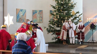 Sternsingergottesdienst der Gemeinden Maria Hilf und St. Anton 2022