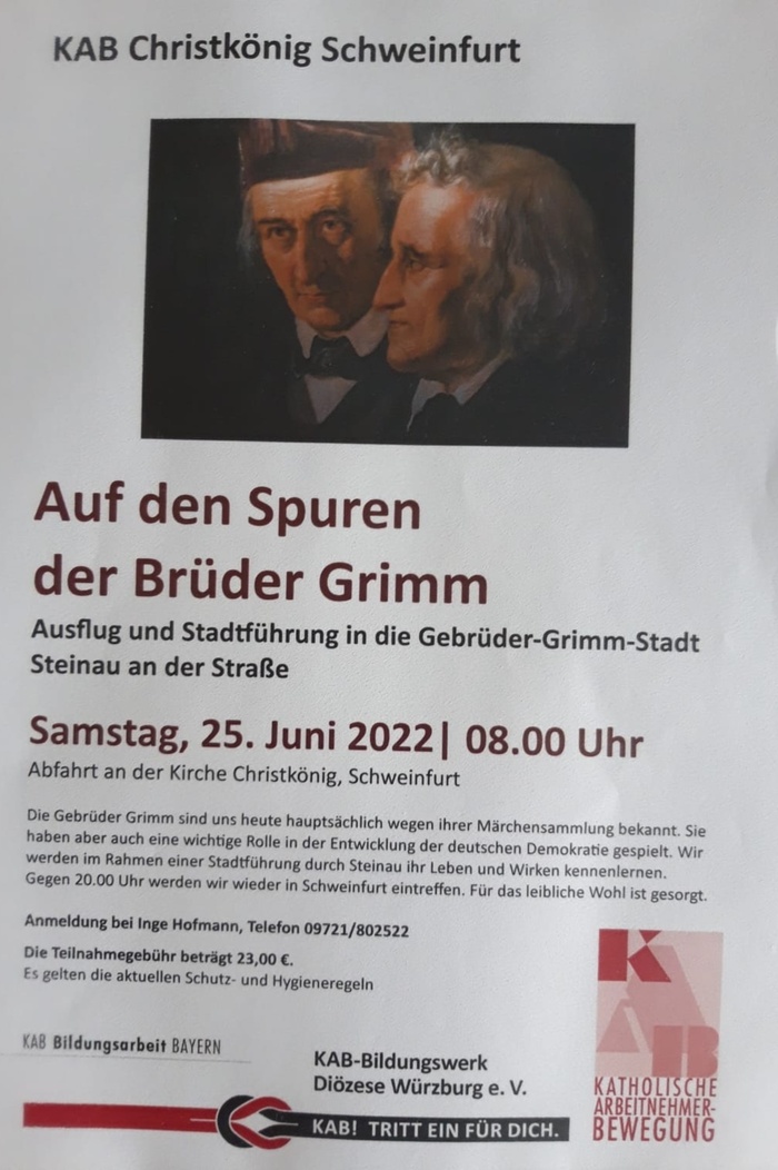 KAB Ausflug Steinau an der Straße