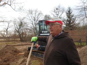 Kirchenpfleger Dieter Rückert bei der Arbeit Foto: Dieter Rückert bei der Arbeit