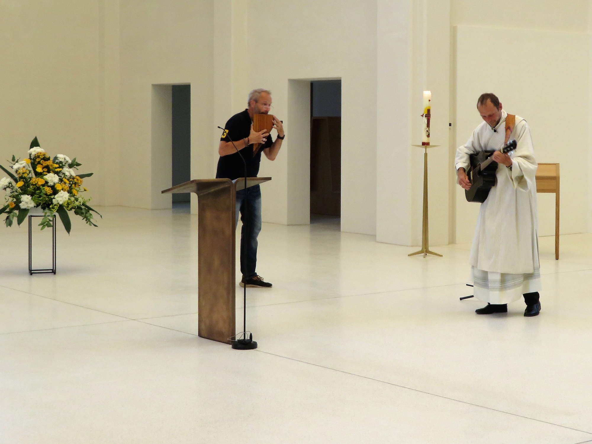 Gitarre und Panflöte