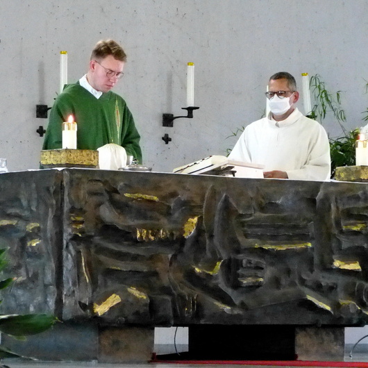 Christian Staude und Gemeindeleiter Michael Stöcker Christian Staude und Gemeindeleiter Michael Stöcker